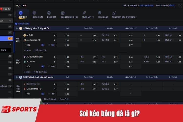 Soi kèo bóng đá là gì?
